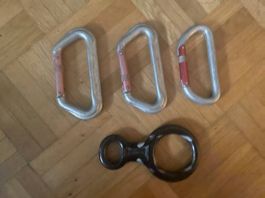 Karabiner Set und Chalk