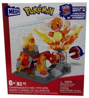 Pokemon - Charmander´s Fire-Type Spin, Glumanda, Bau-Set