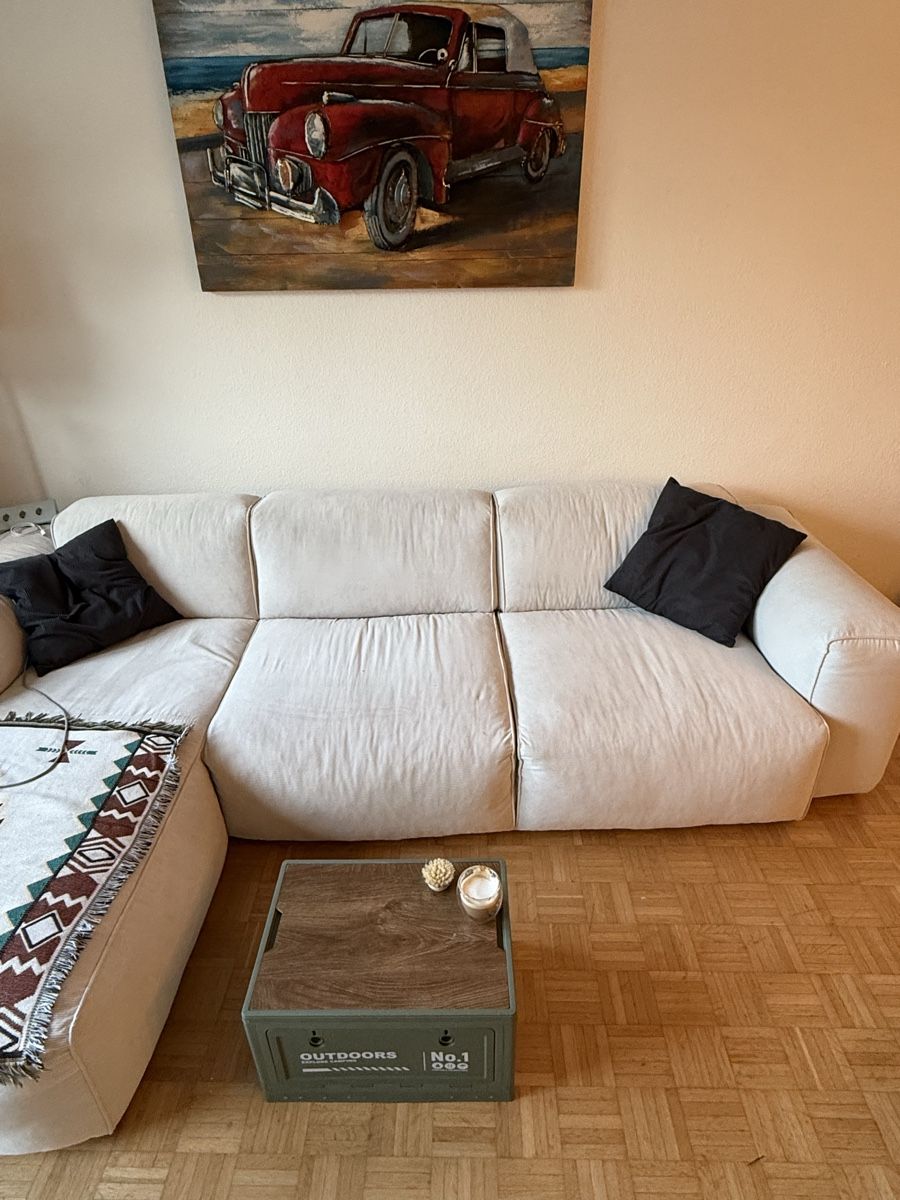 Sofas: Ecksofa hellbeige mit Ottomane vo HOME24 – D'occasion à Winterthur par Redbasecap 2