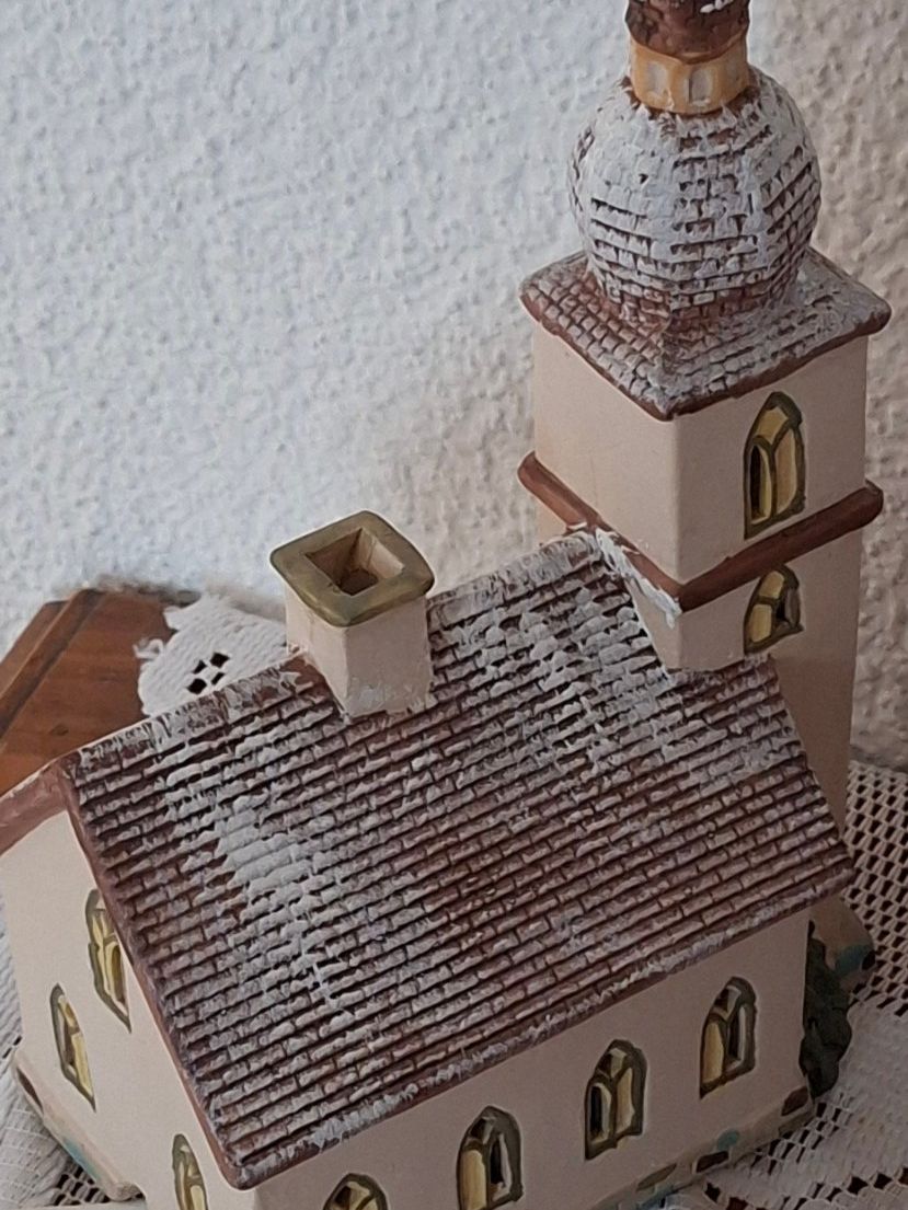 Tutte le decorazioni: Wunderschöne Kirche mit elektrischer Beleuchtung TOP – Nuovo (secondo la descrizione) da Eiken venduto da waylady03 5