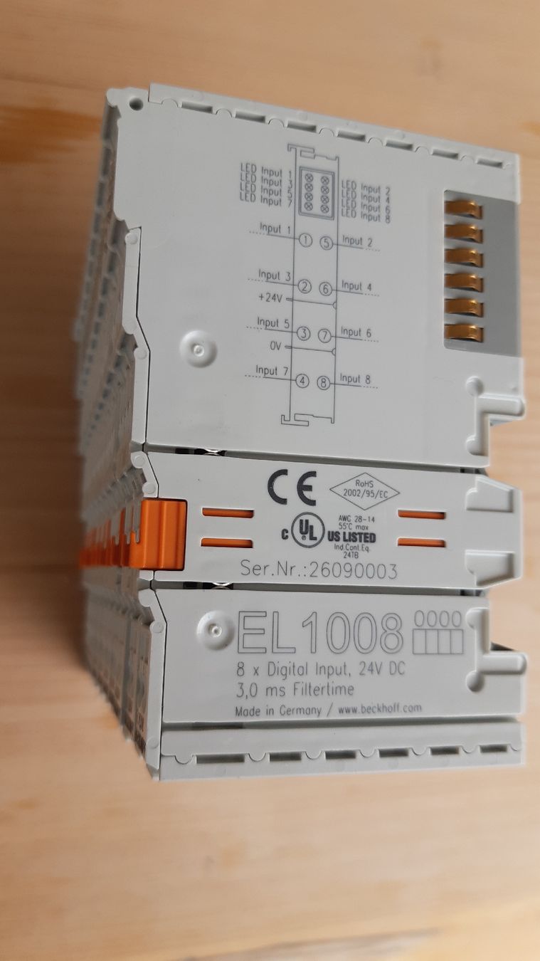 Beckhoff Componenti elettronici: 10er Pack Beckhoff EL1008, 8 DI, neu – Nuovo (secondo la descrizione) da Oey venduto da Parkplatzbrocki 1