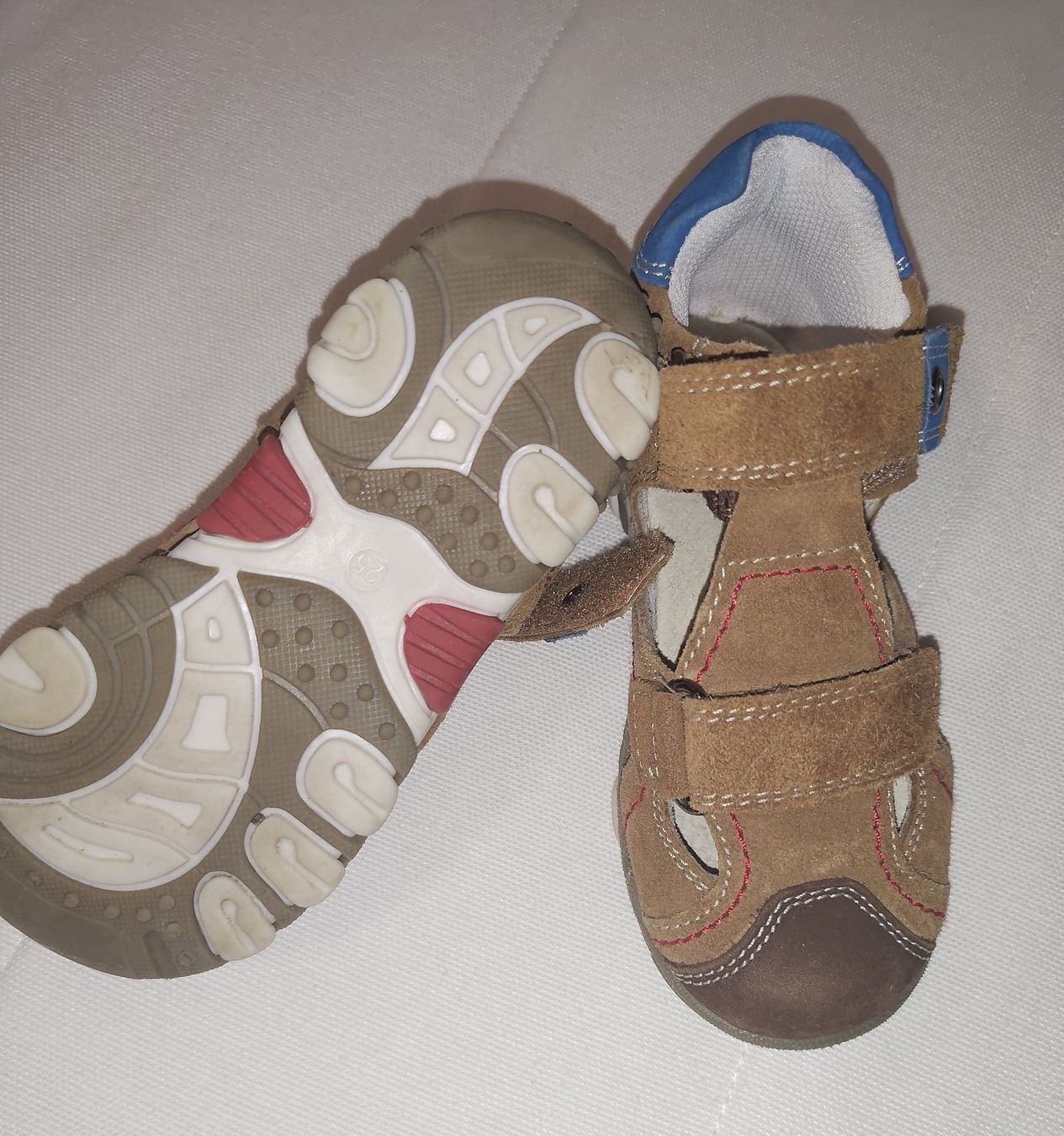 Scarpe per ragazzi: Bären-Schuhe Sandalen, echt Leder, Gr. 25 – Usato da Laupersdorf venduto da ela_uatb