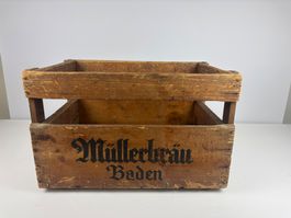 Müllerbräu Baden Holzkiste
