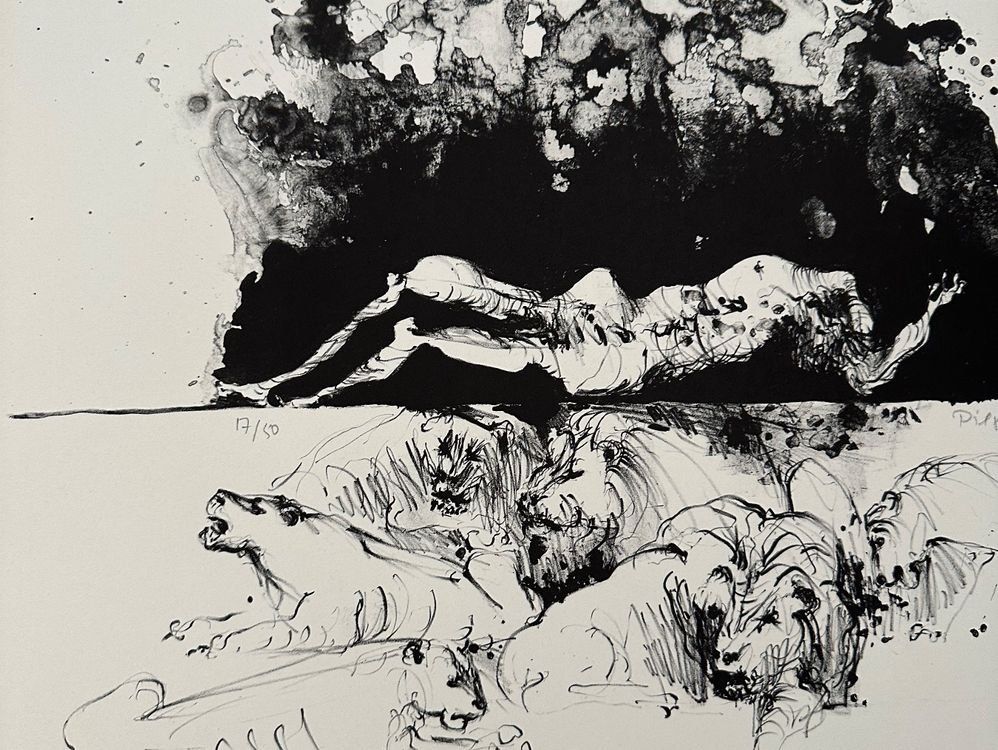 Grafiken & Lithographien: Hubertus von Pilgrim,  LITHOGRAPHIE signiert nummeriert – Gebraucht aus Gersau von grafik-kunst 5