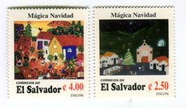 Briefmarken "Weihnachten". El Salvador.