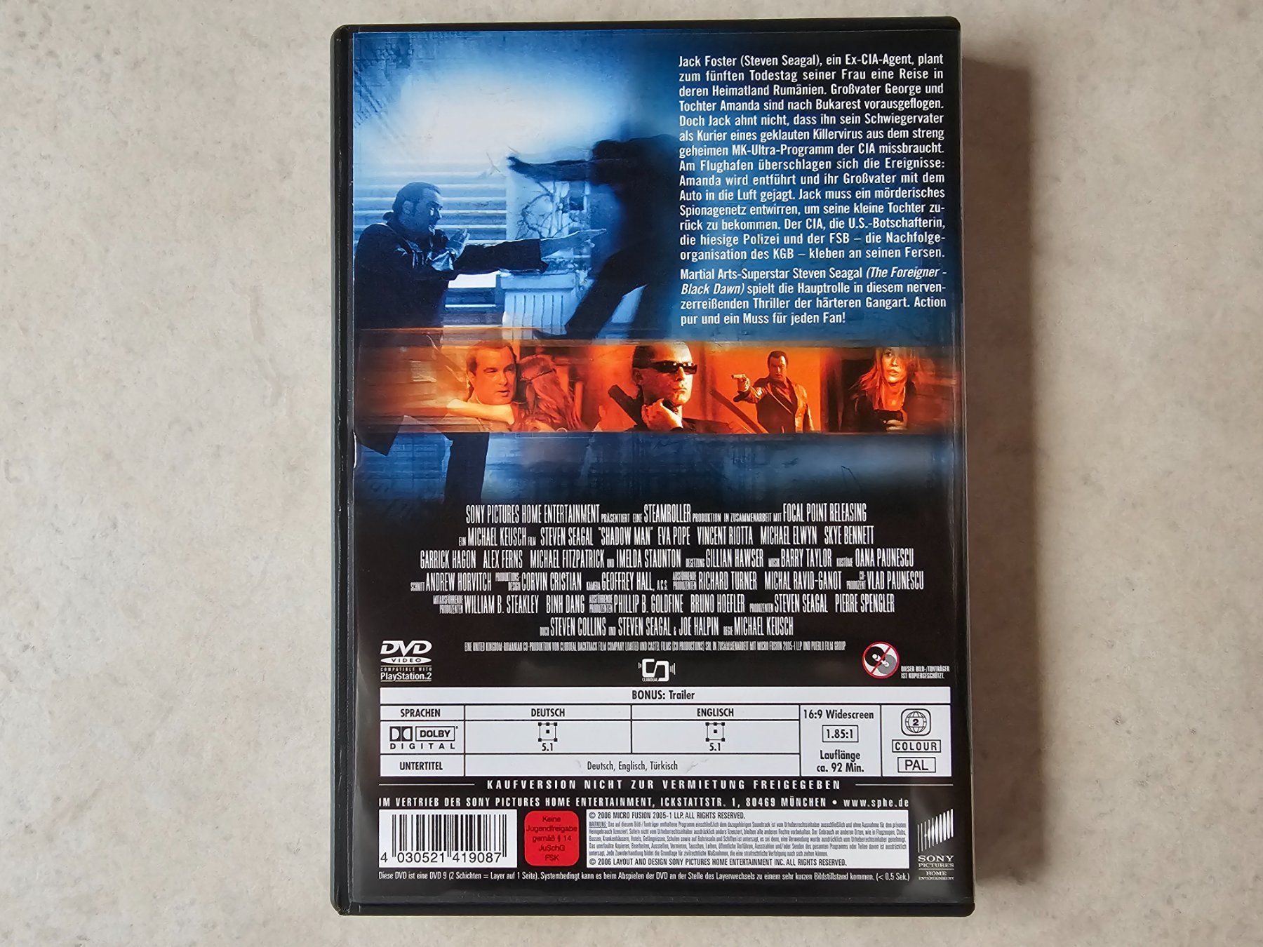 Tous les DVDs: Shadow Man  -  Kurier des Todes – D'occasion à Schneisingen par backstore24 1