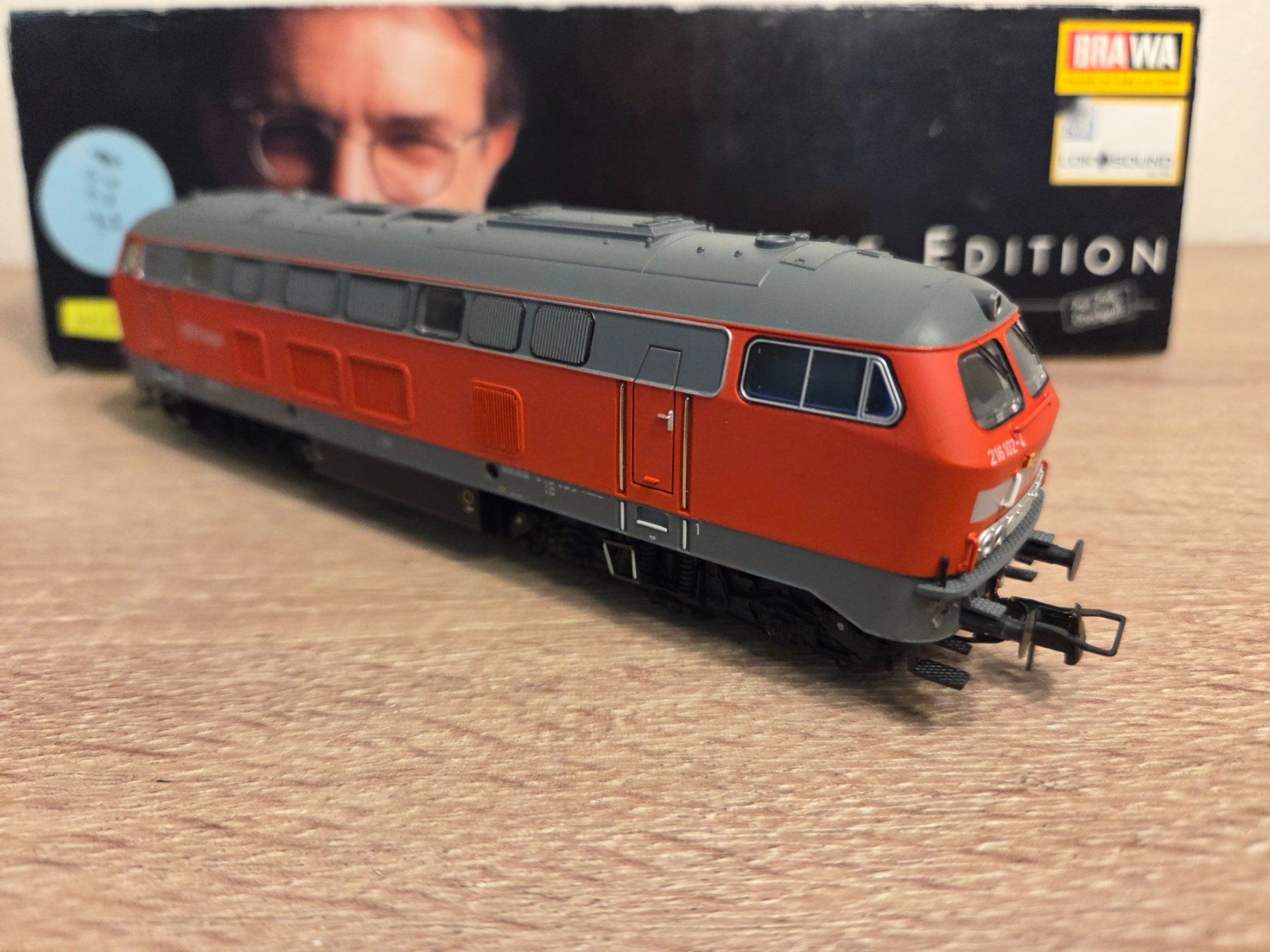 Brawa Modellini di ferrovie: Brawa 0384 Diesellok BR 216 DB H0 – Usato da St-Aubin-Sauges venduto da Lo_Go 3