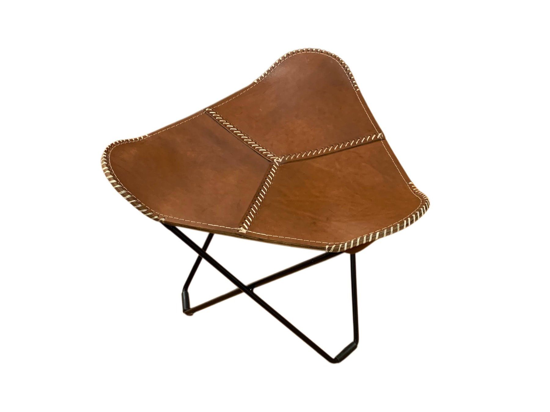 Poltrone: Poltrona Butterfly - BKF Brown + poggiapiedi – Nuovo e nell'imballaggio originale da Arbedo venduto da patagonialeatherrugs 5