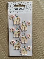 neuer 3-D Sticker von Artoz *Einhorn"