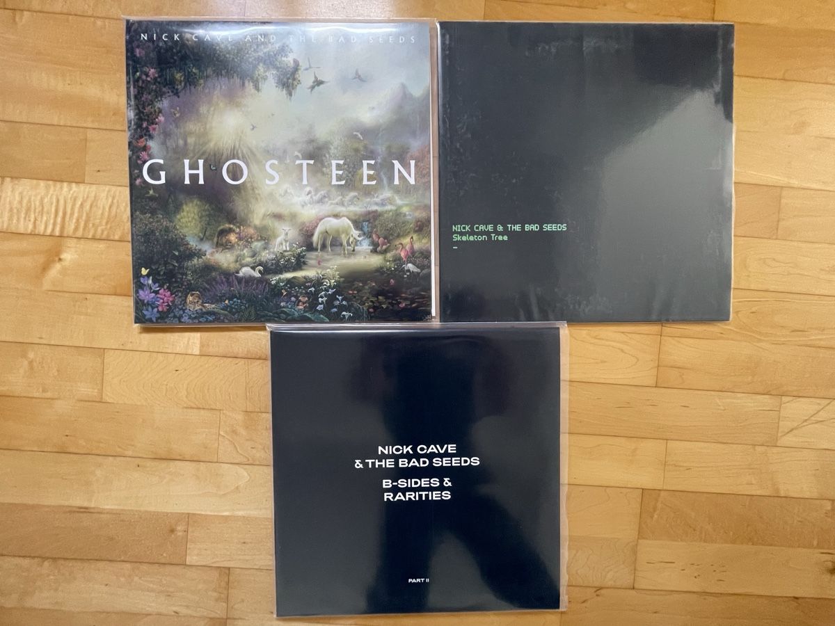 Dischi in vinile: Nick Cave & B-Seeds Vinyls: B-Sides, Ghosteen, Skeleton Tree – Usato da Bischofszell venduto da Mihigaudioest