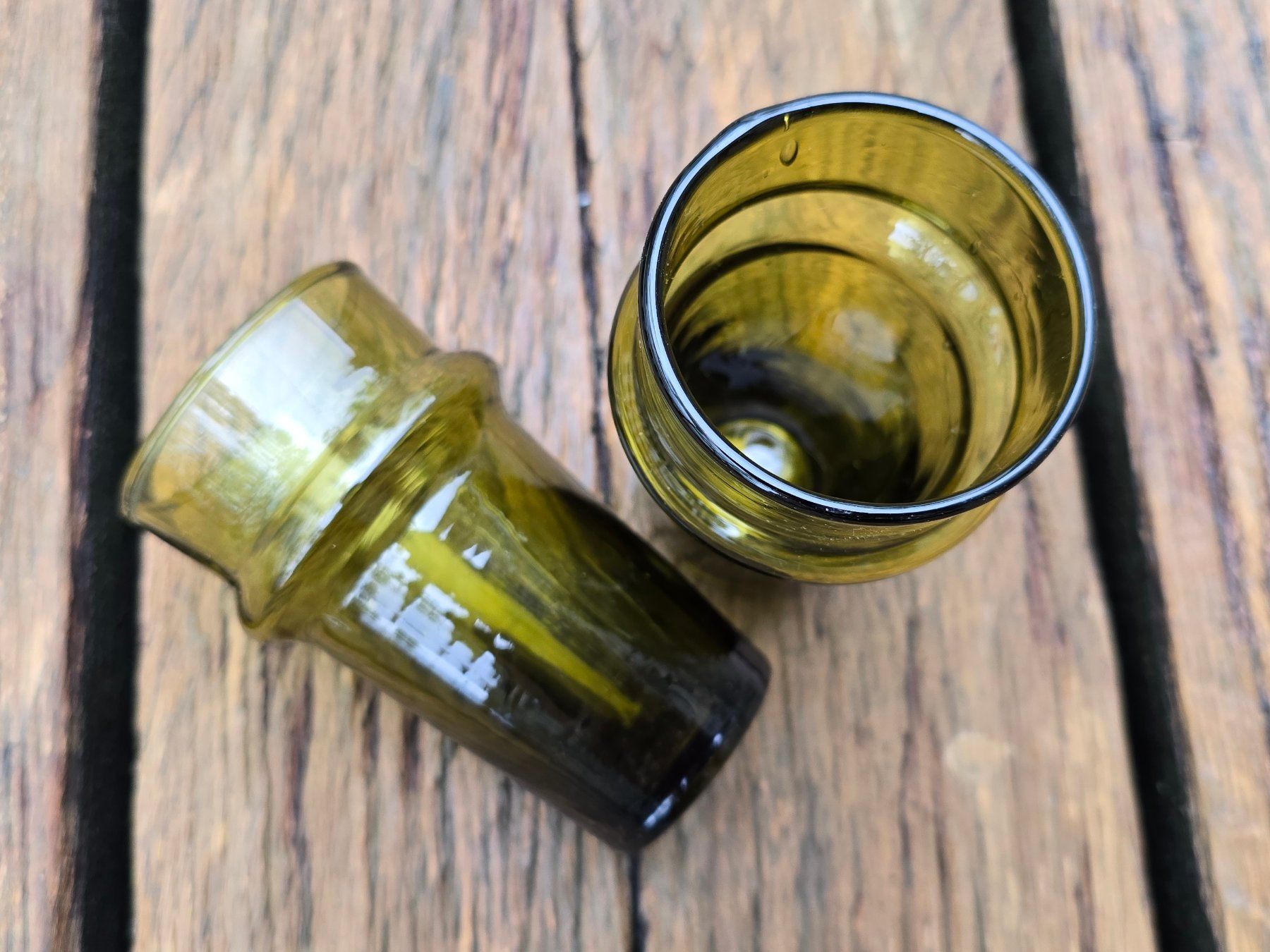 Bicchieri: Glas: ocker/M beldi-ANGEBOT – Nuovo (secondo la descrizione) da Romanshorn venduto da Rachacha 3