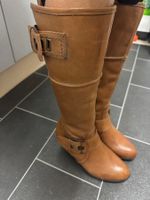 Braune Lederstiefel Gr. 35  Winter Herbst
