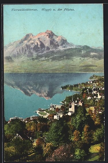 Ansichtskarten: Weggis /Vierwaldstättersee, Panorama un – Gebraucht aus Berlin von bartko-reher