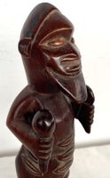 Rarität feine alte Bembe Figur Kongo Afrika Hartholz H 17 cm