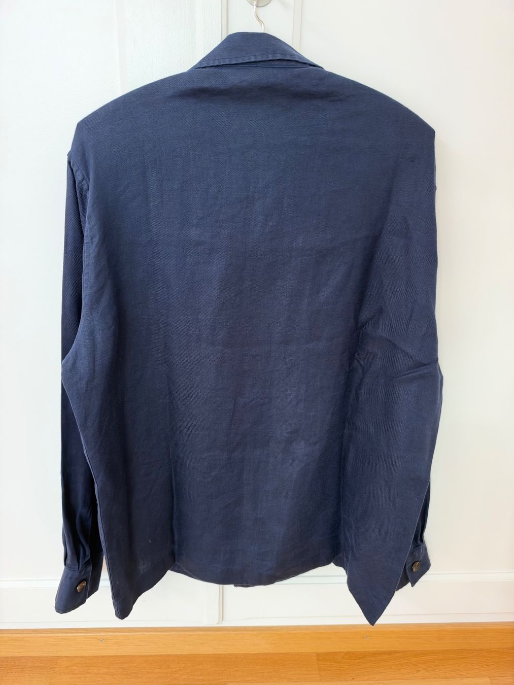 Massimo Dutti Hemden: Linen Overshirt Massimo Dutti Navy – Gebraucht aus Zürich von n2036s 1