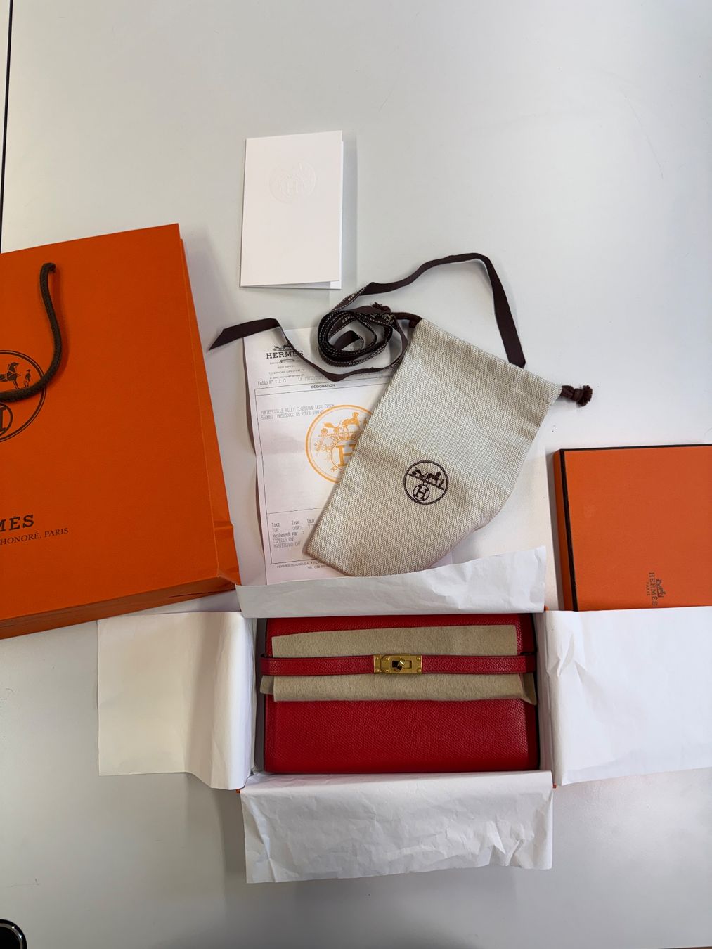 Borse da donna: Full Set Kelly classic Portemonnaie – Usato da Ebmatingen venduto da Sabot