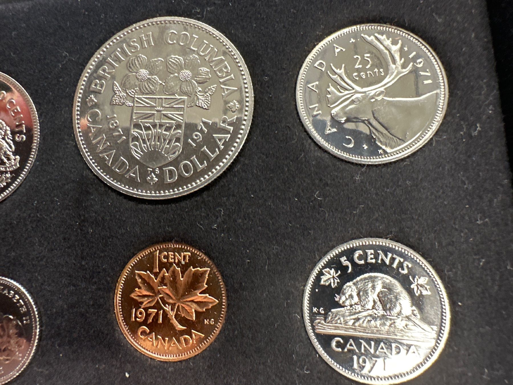 Tutti le monete: Münzsatz Canada 1971 mit Originalbox – Nuovo e nell'imballaggio originale da Herisau venduto da herau 3