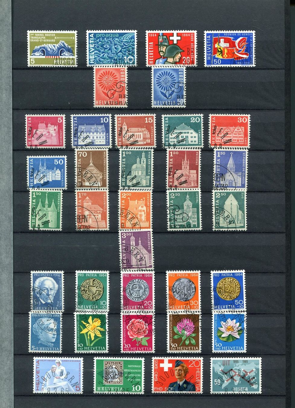 Tutti i francobolli: Schweiz Slg 1964-2003 mit ET-O – Usato da Winterthur venduto da Kyoung