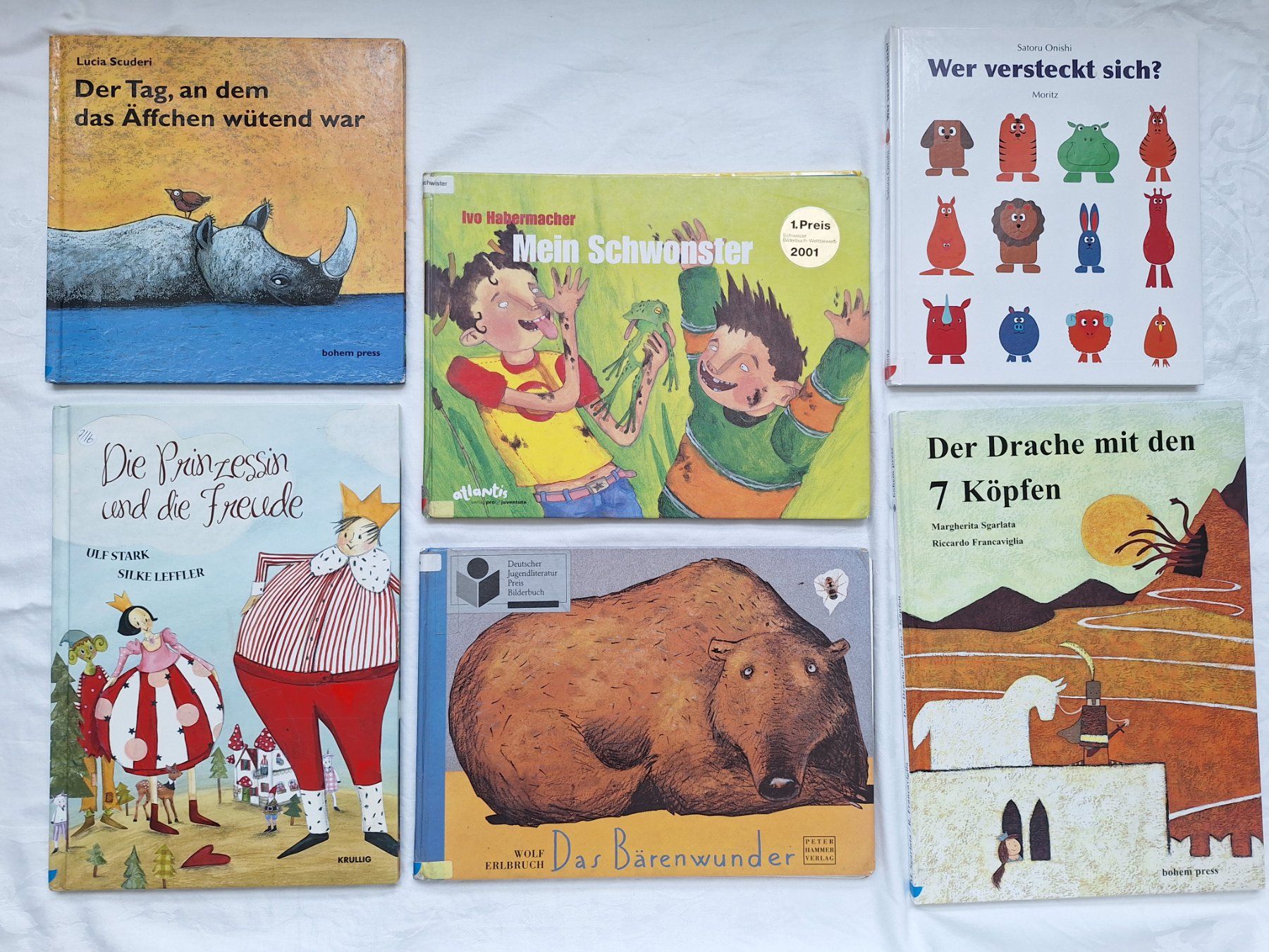 Libri: 6 Bilderbücher: Mein Schwonster; Wer versteckt sich? – Usato da Spreitenbach venduto da misi.m