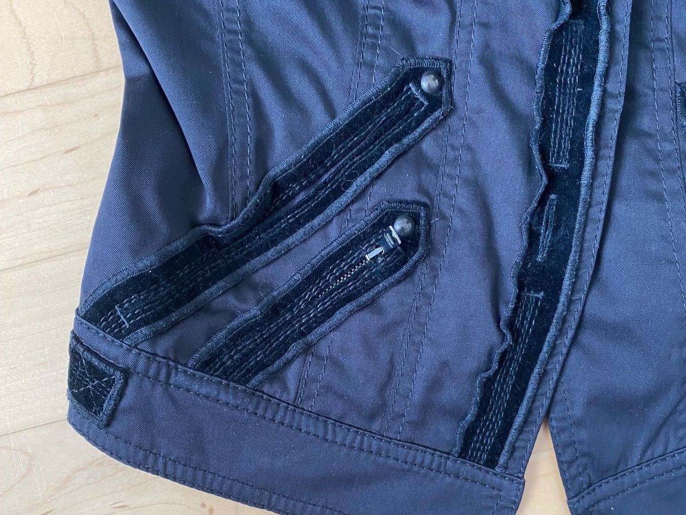 Marc Cain Giacche: Jacke, Jeansstil, schwarz – Usato da Sulzbach venduto da mar_27 3