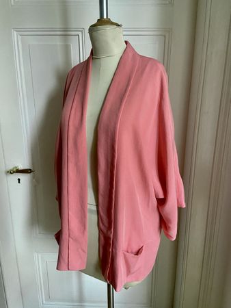 Trend! Kimono Jacke in Rosa-Coral Gr.M 