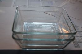 2 RECIPIENTS GLAS EGAL