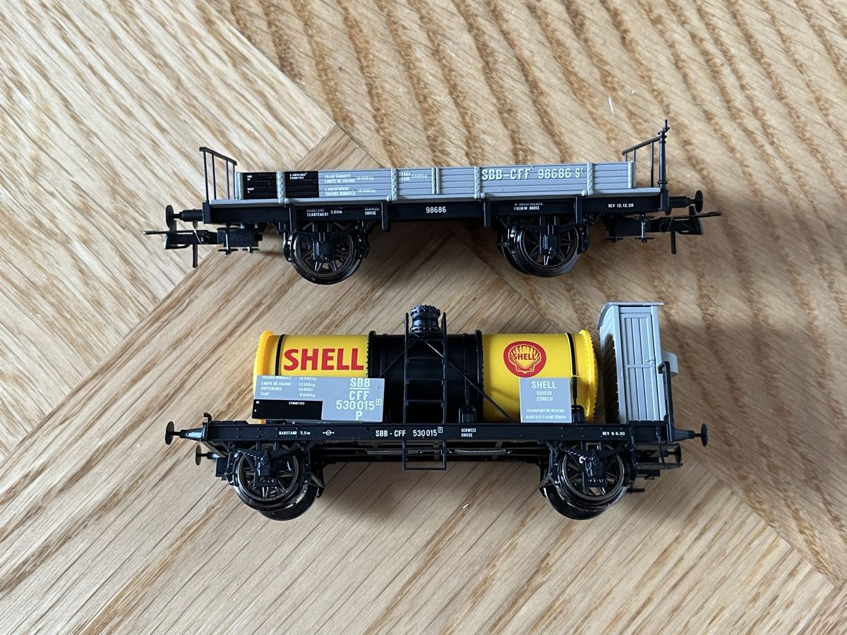 Brawa Modellini di ferrovie: 2 Stk SBB Güterwagen Brawa OVP – Usato da Basel venduto da Re620_11627 1