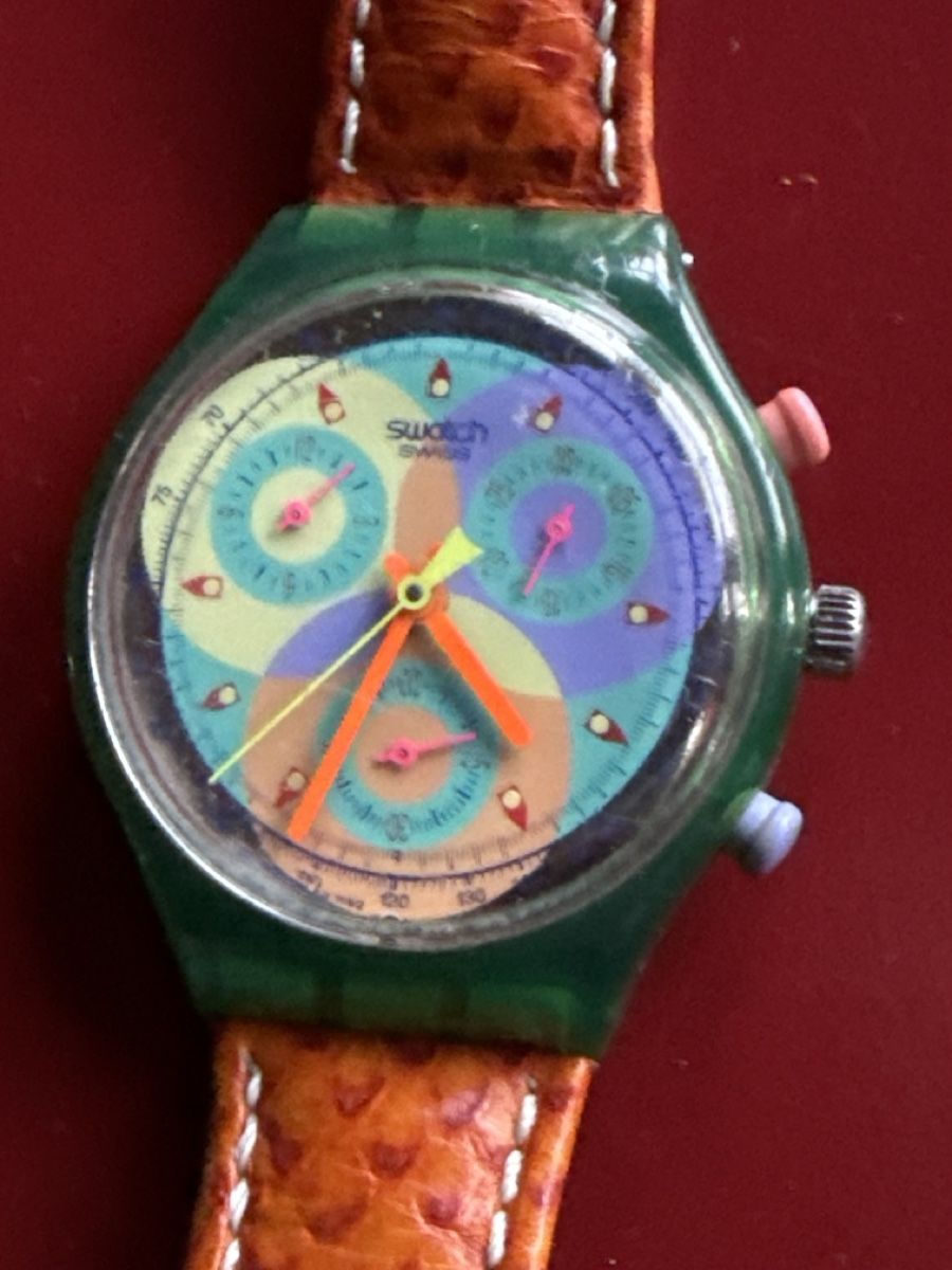 Swatch Smartwatch: Lot de 3 Swatch chrono et solar – Usato da Sergey venduto da sylviegut 4