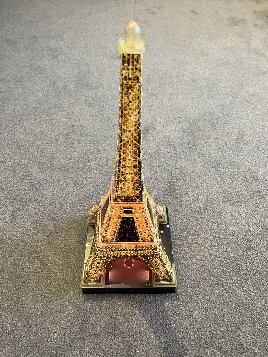 Ravensburger Puzzle: Ravensburger 3D Puzzle Eiffelturm mit LED, komplett! – Usato da Uznach venduto da Schranik 2