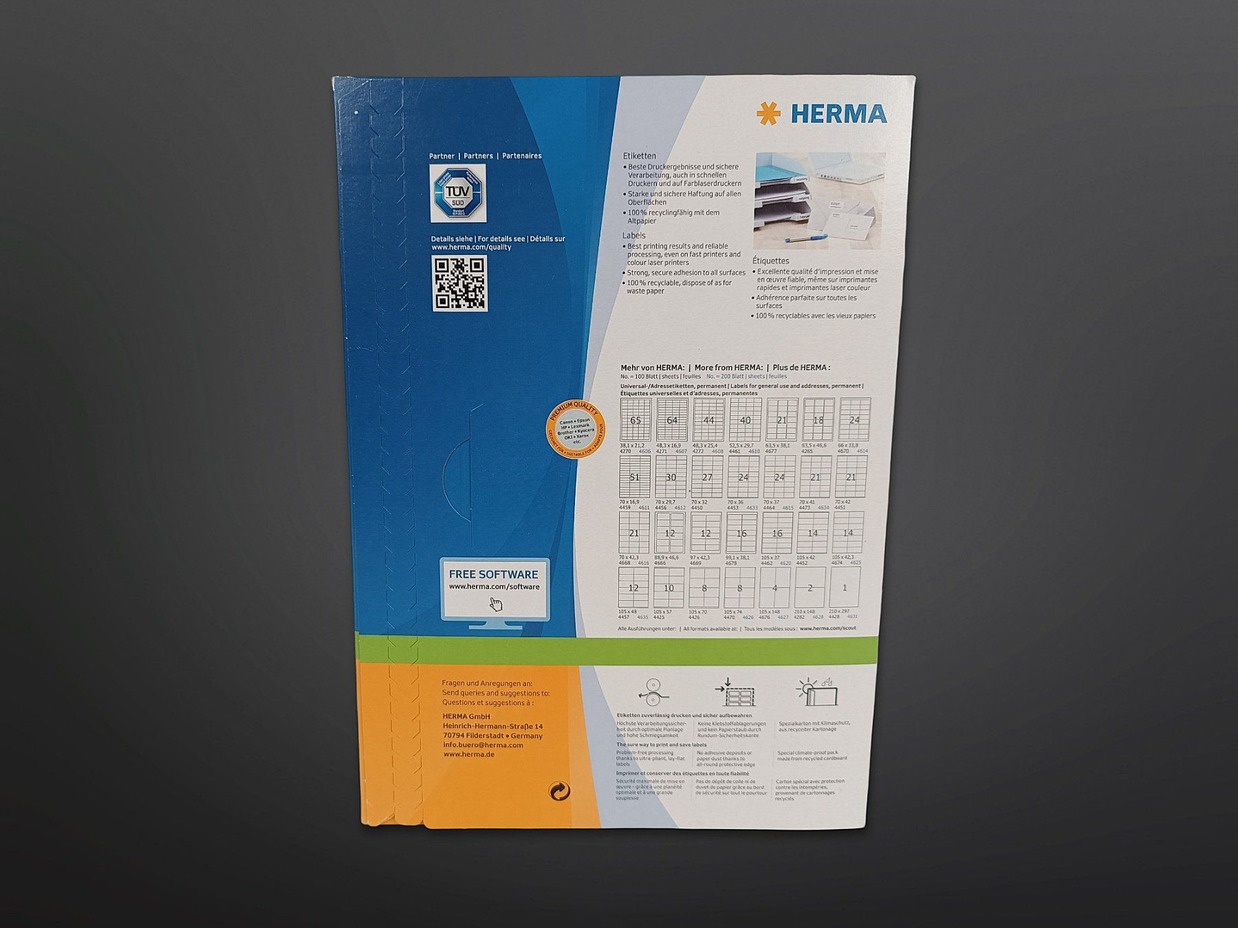 Sticker: HERMA Etikette Nr. 4426 – Nuovo (secondo la descrizione) da Suhr venduto da Restwert_Suhr 2