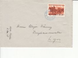 Artillerie Wi 45 auf Brief