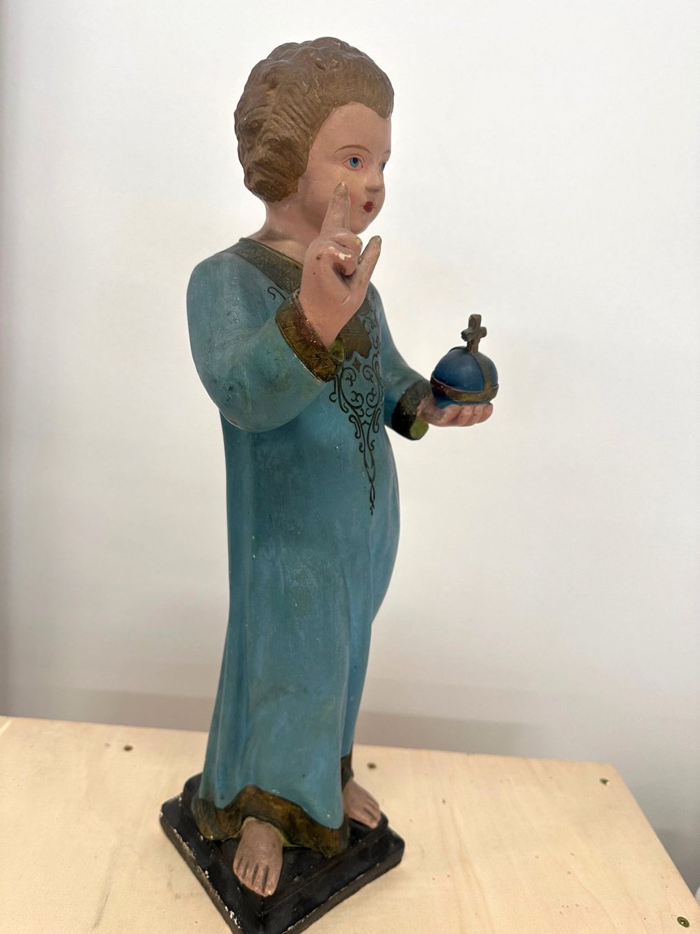 Statuette: Antike Heiligen Statue Christuskind – Usato da St. Gallen venduto da winona04 2