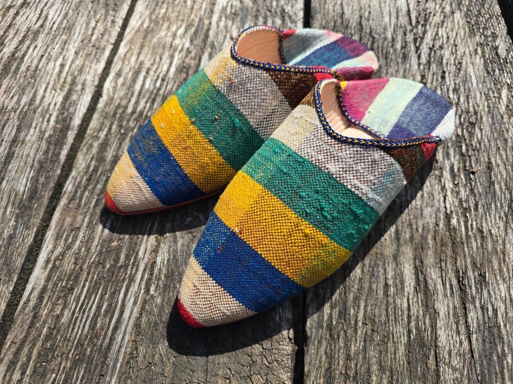 Scarpe da donna: Babouches: Kelim (39) – Nuovo (secondo la descrizione) da Romanshorn venduto da Rachacha 2
