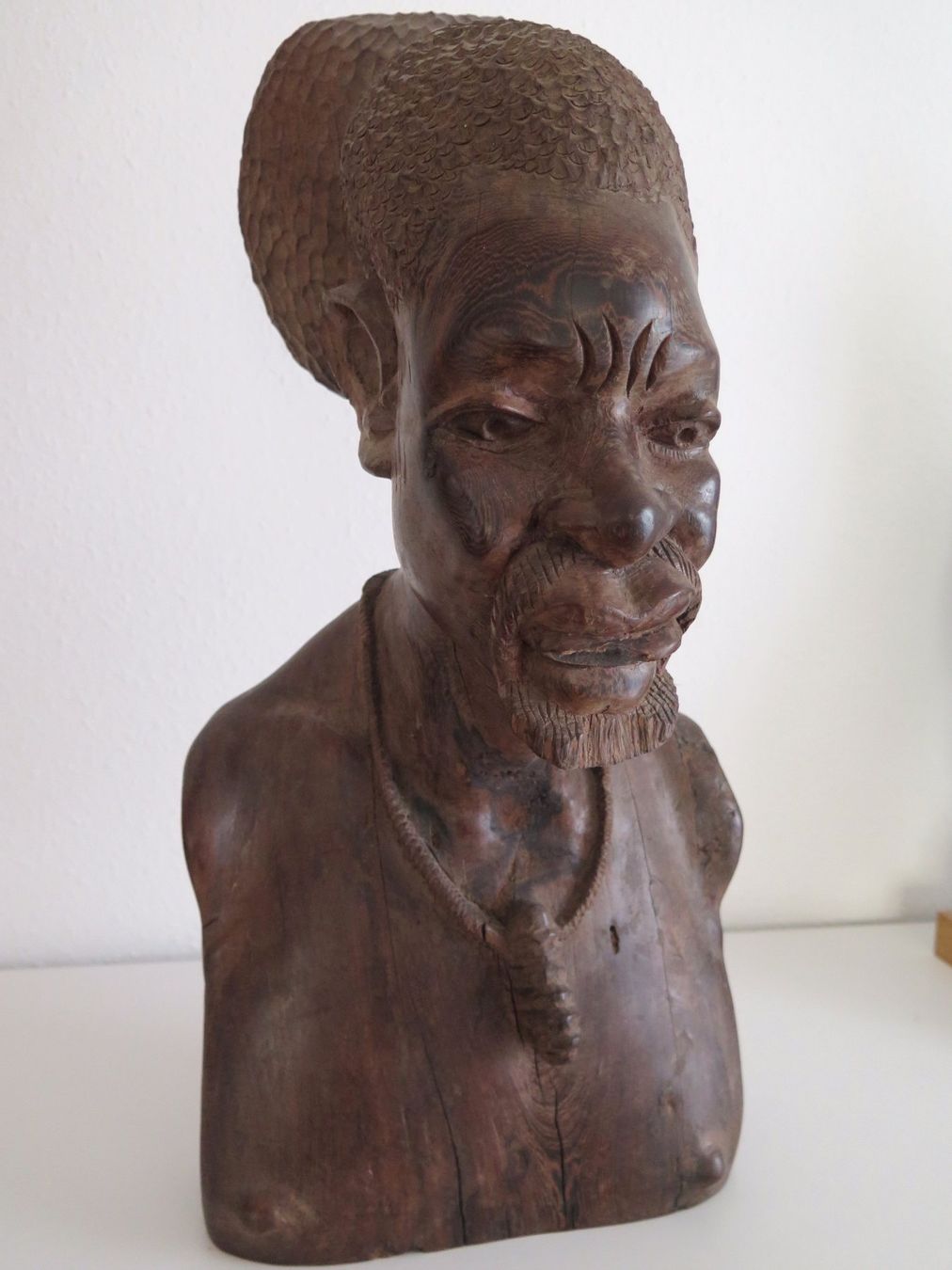 Sculture & Statue: alte Afrikaner Büste Bongossi Holz – Usato da zürich venduto da celotto 3