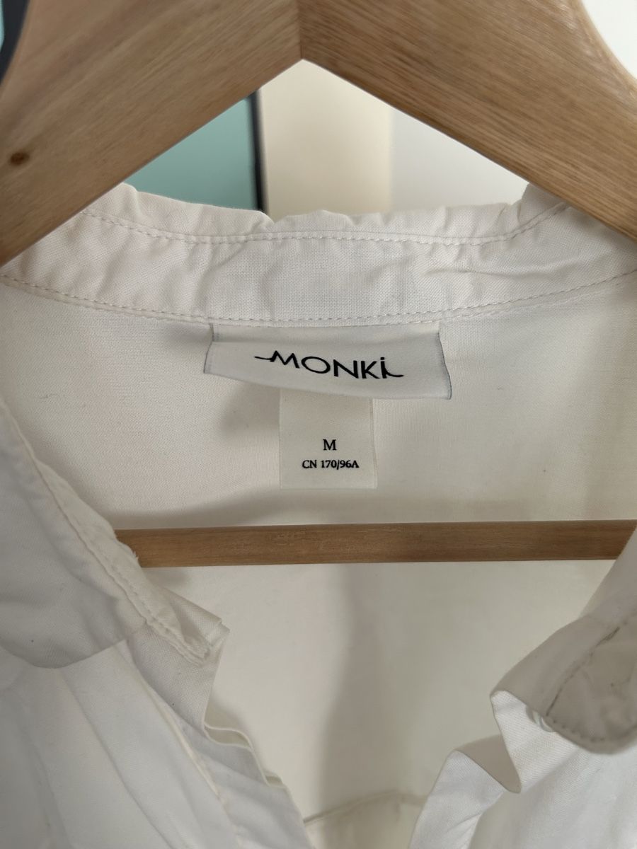 Monki Vestiti: Weisses Hemdblusenkleid Monki Grösse M – Usato da Zürich venduto da fan_z5fl 1