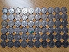 5 Rappen 1893/1979 - Lot 60 Stück!