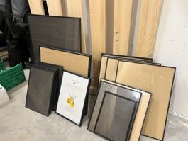 Bilderrahmen Set schwarz verschiedene Grössen gebraucht