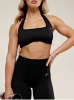 Gymshark Sport BH schwarz