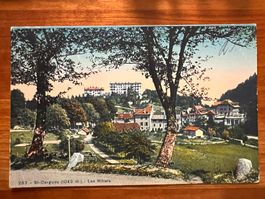 Postkarte St-Cergues Les Hotels Litho 1925 (P481)