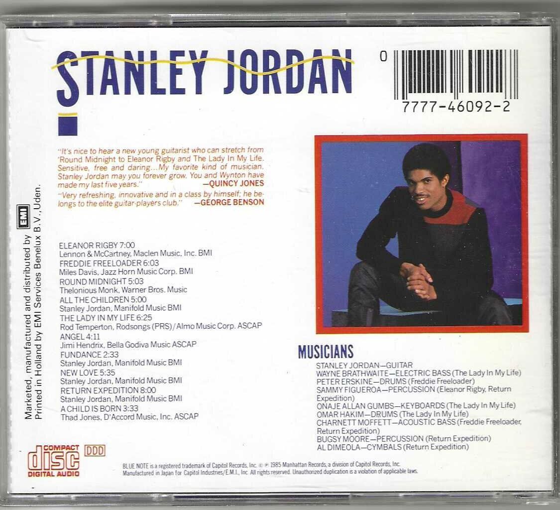 CD: Stanley Jordan – Magic Touch – Usato da Genève venduto da CDLPBookS 1