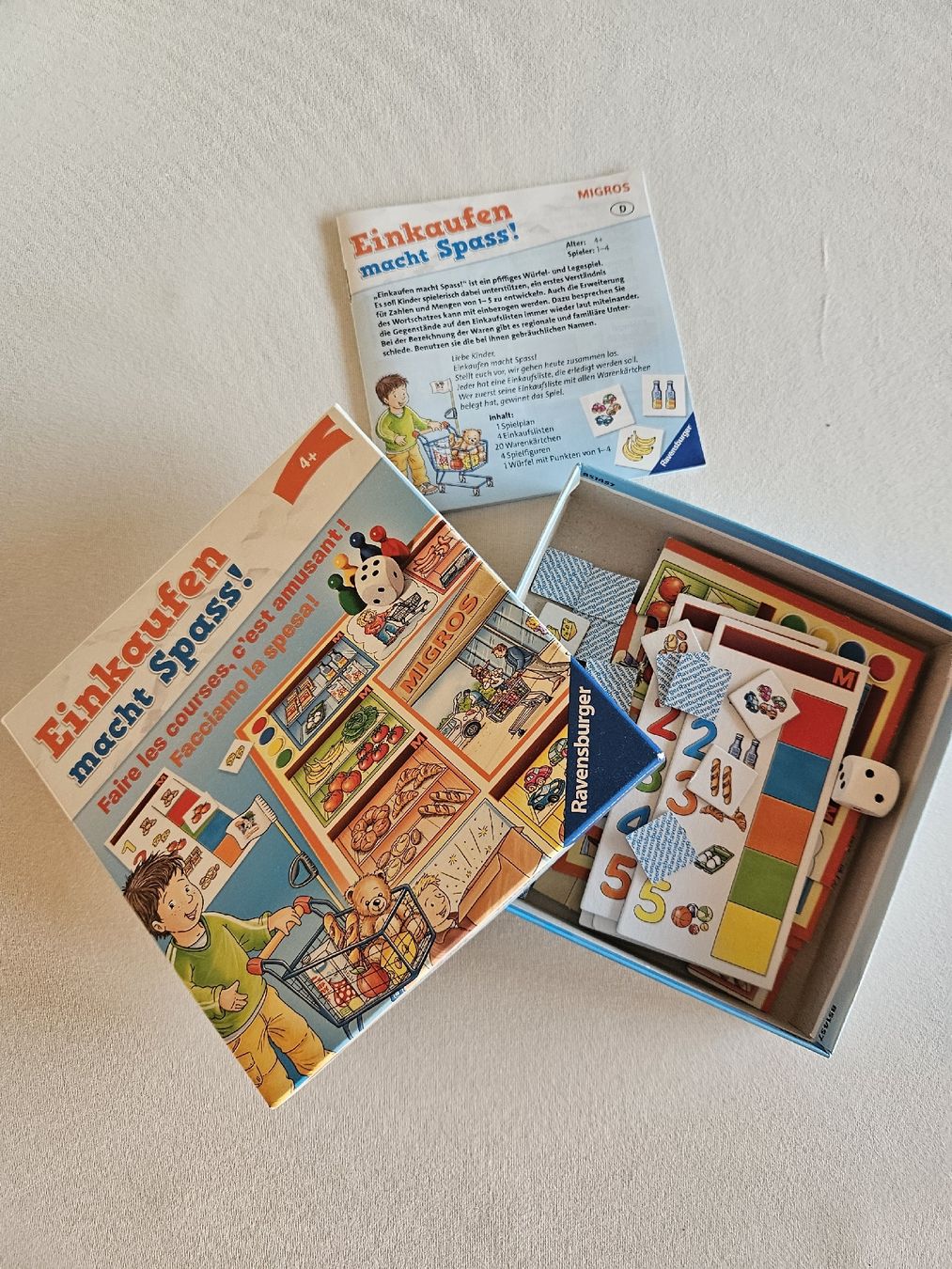 Migros Jeux: Migros Einkauf Spiel – D'occasion à Zürich par Lejahan77 1