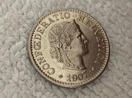 5 centimes/rappen 1907