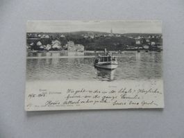 Karte Zollikon ZH Schiff Boot 1903