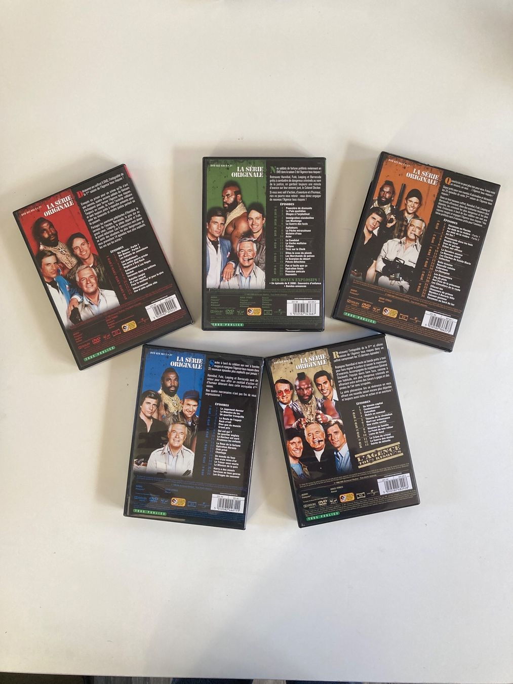 Tutti i DVDs: Coffret DVD Agence Tous Risques intégrale 27 disques – Usato da Bassecourt venduto da CALUMET-X 5
