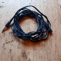 Klinkenkabel Verlängerung 6.35 mm schwarz gebraucht