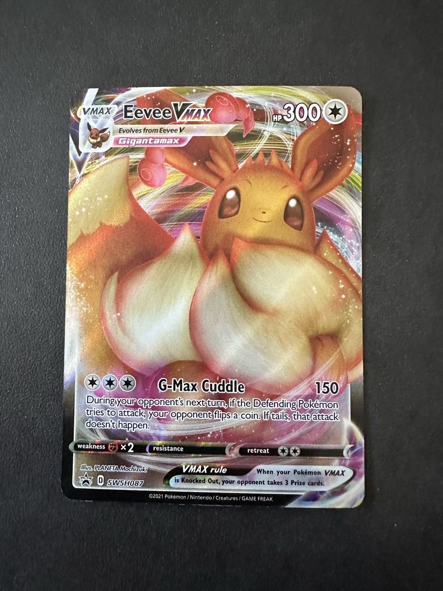 Pokémon Carte collezionabili: Eevee VMAX Sword & Shield Promo – Nuovo (secondo la descrizione) da Baar venduto da tiiqz