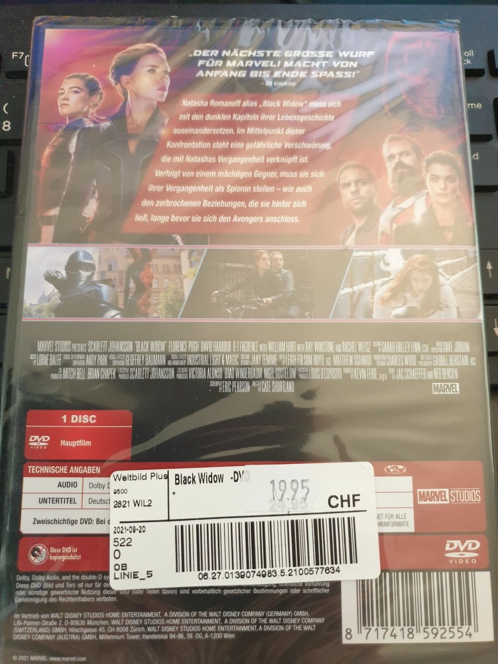 Tutti i DVDs: Black Widow OVP – Nuovo e nell'imballaggio originale da Zollikofen venduto da wir_verkaufen 1