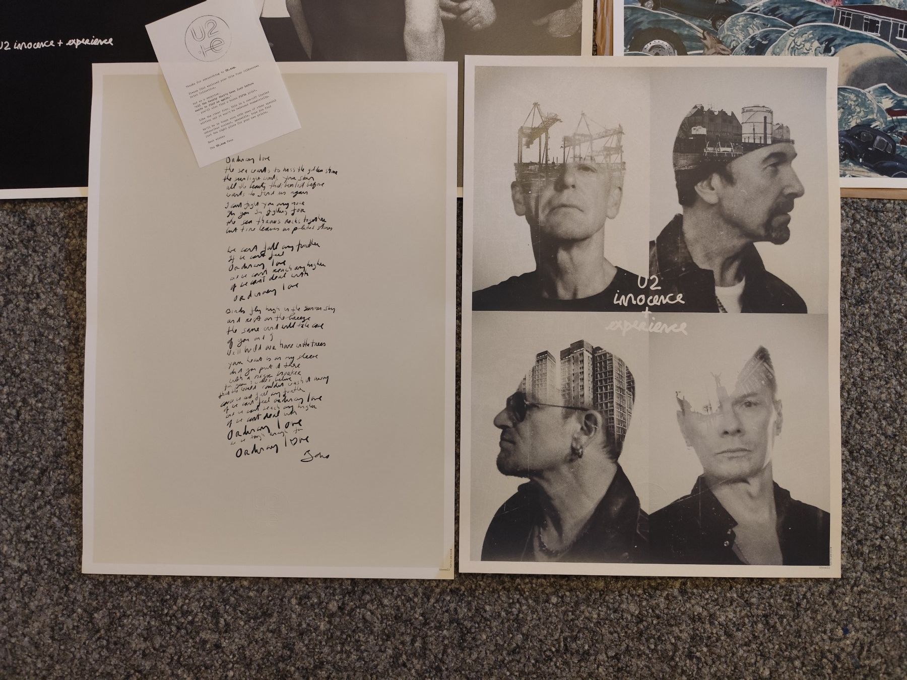 Foto & Immagini: U2.com Print Collection - 5x U2ie Tour Silkscreen – Nuovo (secondo la descrizione) da Zofingen venduto da Debohli 3