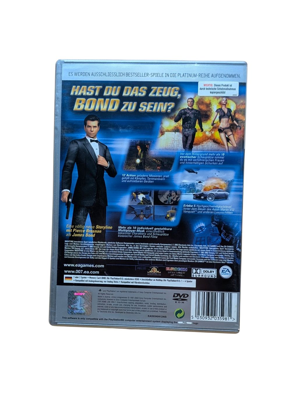 Sony Giochi: 007: Nightfire PlayStation 2 (PS2) – Usato da Domat/Ems venduto da IsseldorsShop 1
