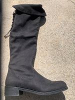 Elegante Overknee Stiefel in Schwarz, Gr.39 Top